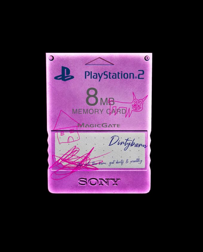 Playstation 2 Memory Card Mockup 3