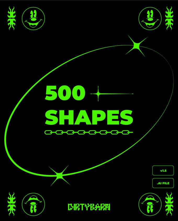 Design Elements Pack: 500 Shapes 1