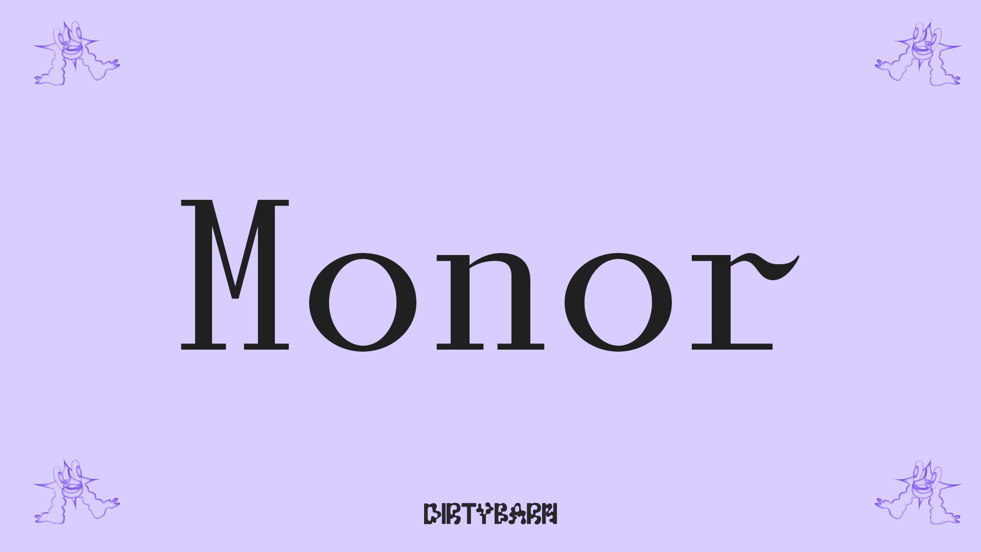 best free fonts monor