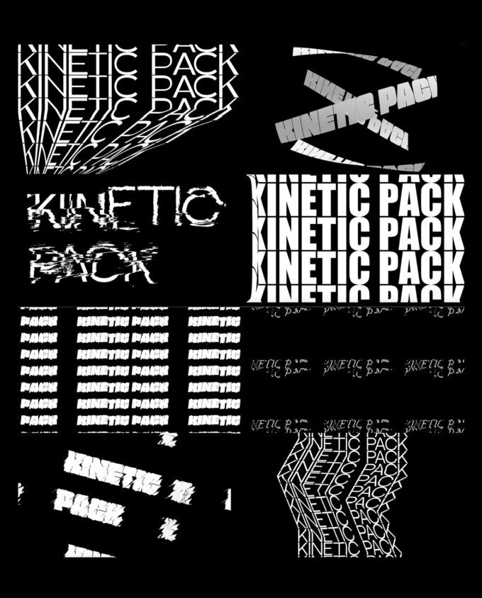 Kinetic Typographic Animations Pack 4