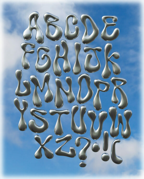 Wobbly | Bubbly Letters with 3D Style and 20 Variations » Dirtybarn