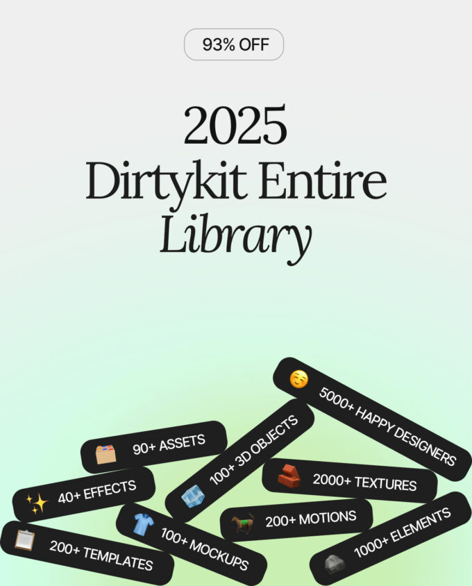 2025 Dirtykit Entire Library for Designers - 93% OFF 1