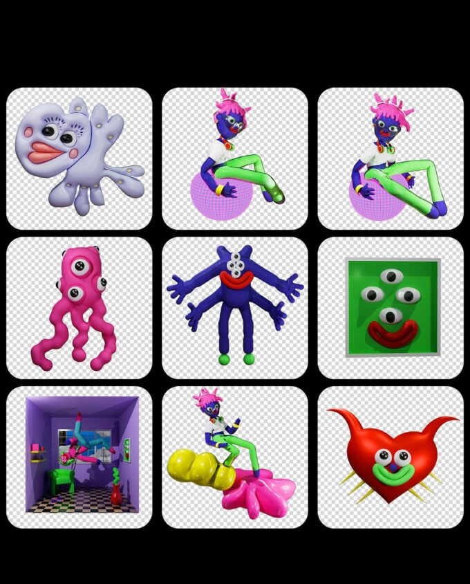 Clownify - 3D Shapes and Figure Pack 7
